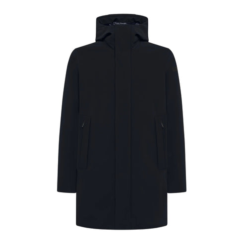 Parka Uomo Winter Eskimo, opaco, con cappuccio e logo sulla manica